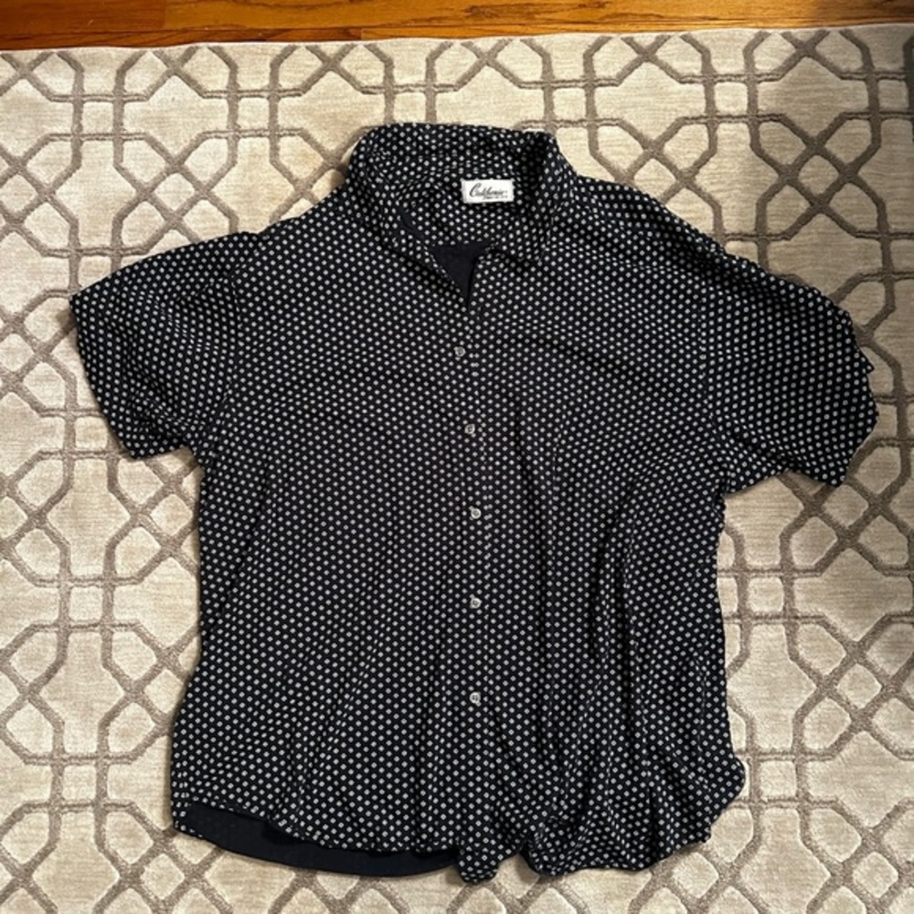 NWOT Black and White Men's Shirt